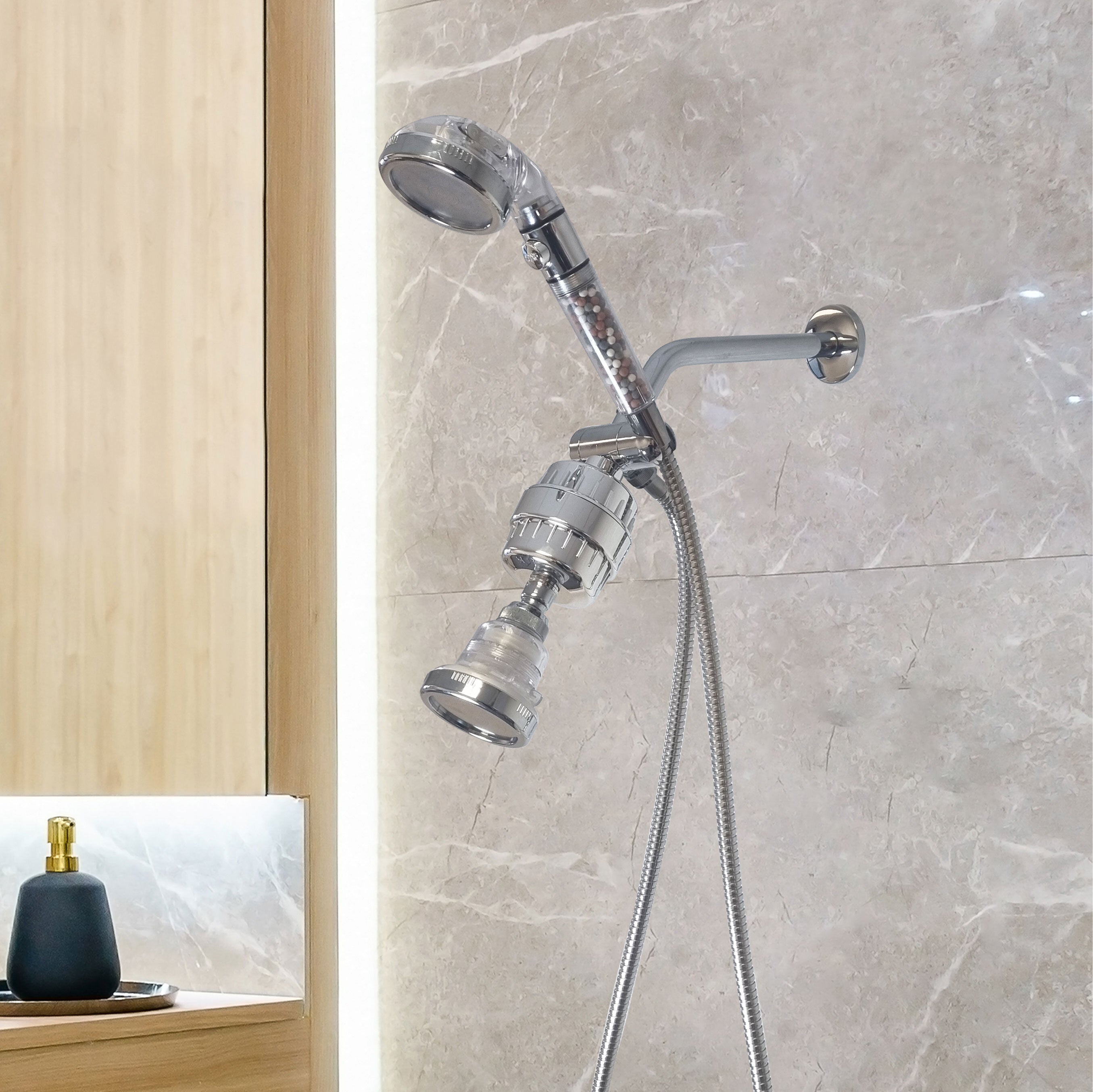 Pommeau de douche ionique MineralStream™ 2.0
