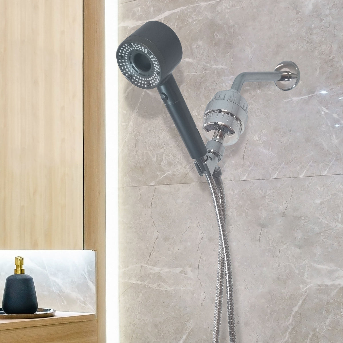 Hey Pure Filtered Complete Shower Kit