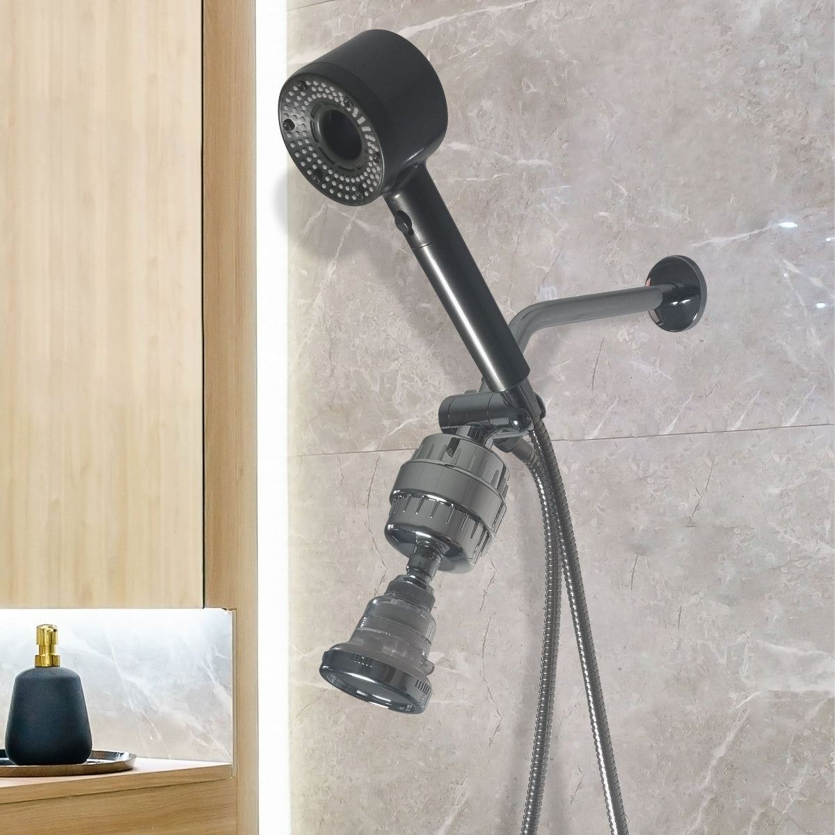 Pommeau de douche filtré Hey-Pure