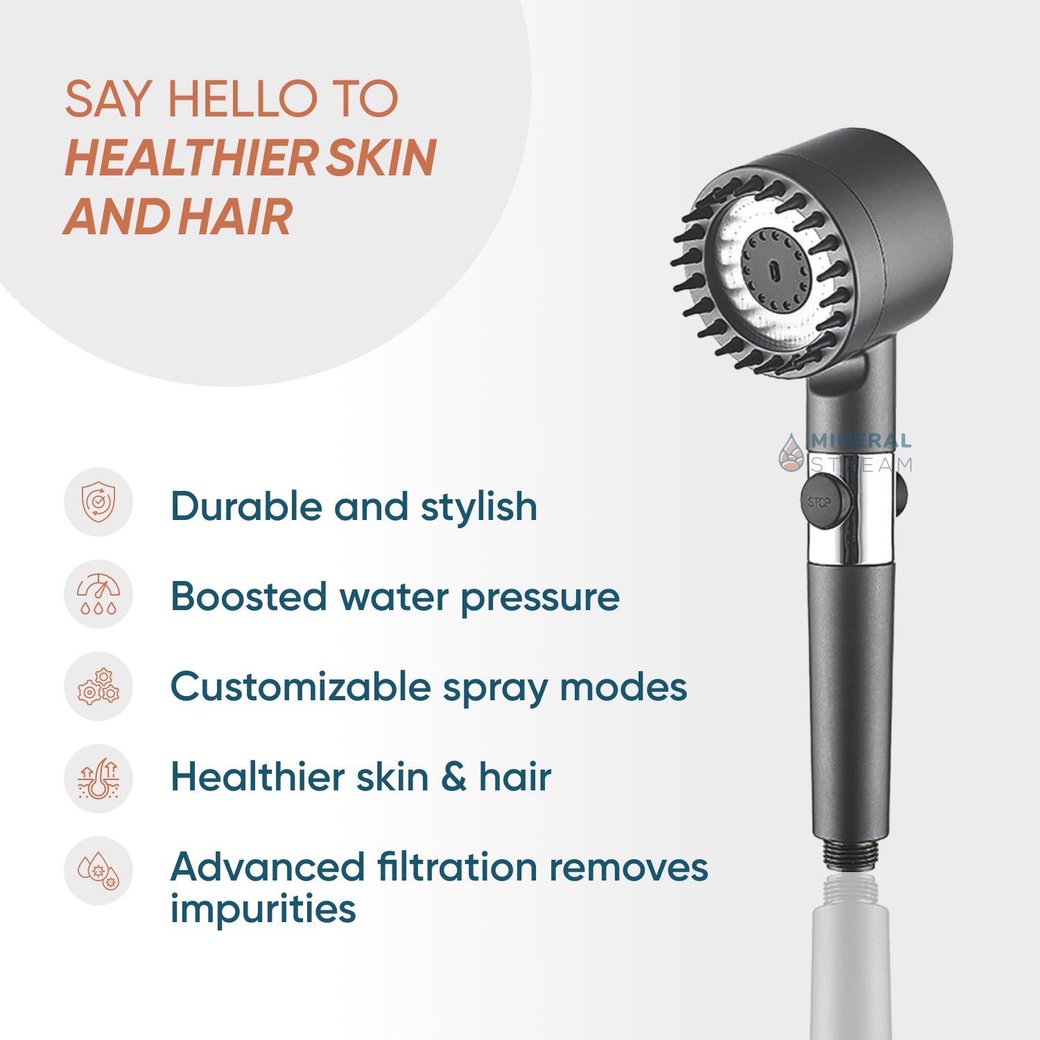 Ultimatives Dusch-Massage-Duschkopf-Dusch-Essentials-Set