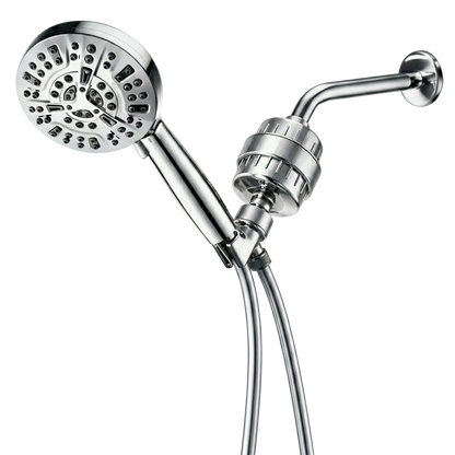 Pommeau de douche MineralStream Luxe 10 modes haute pression (filtrant)