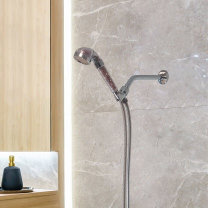 Kit essentiel de douche de douche à la tête ionique LED