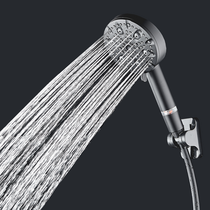 Pomme de douche haute pression MineralStream Luxe 9 modes (filtrée)