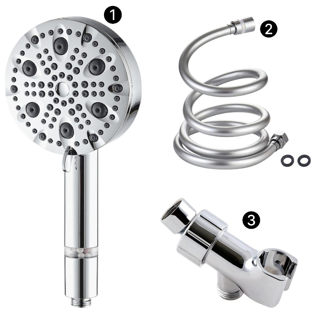 MineralStream Luxe 9 Mode High Pressure Showerhead (Filtered)