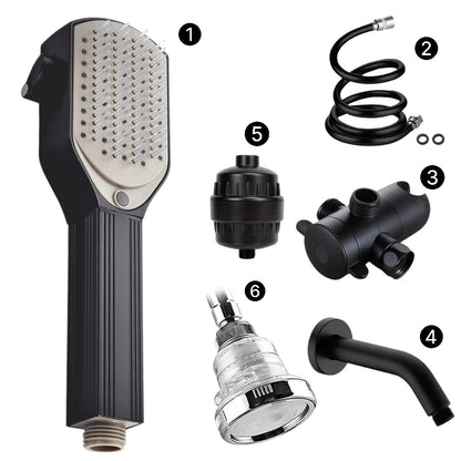 Système de douche double de Detangler Chrome