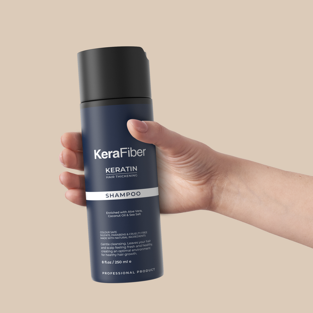 Keratin-Shampoo für hartes Wasser