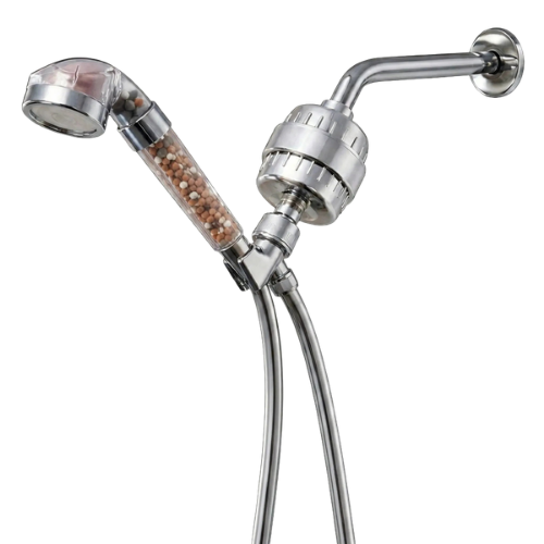 DOUBLE FILTRATION, COMPLETE SHOWER SETUP