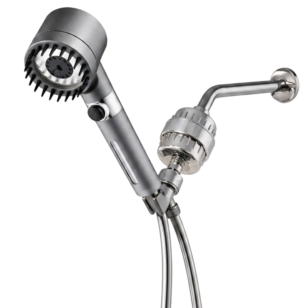 DOUBLE FILTRATION, KIT DE DOUCHE COMPLET