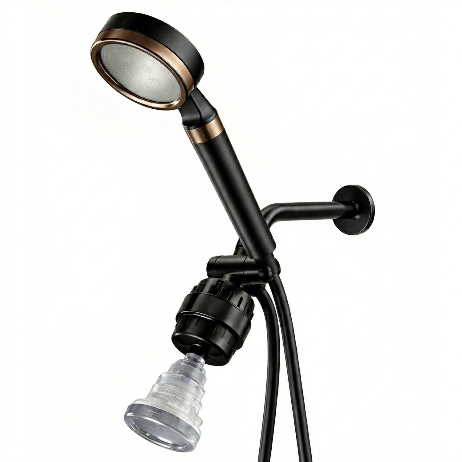 Pommeau de douche MineralStream BLACK - Filtration Vitamine C